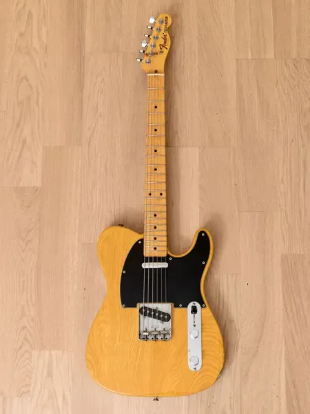 Электрогитара Fender Telecaster '72 Vintage Reissue TL72-55 SS Ash Natural w/gigbag Japan 1988