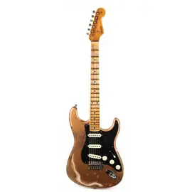 Электрогитара Fender Custom Shop Poblano Stratocaster Super Heavy Relic Faded Aged Copper