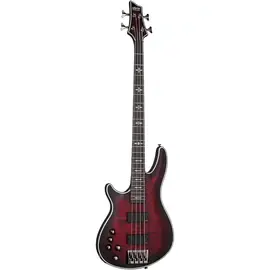 Бас-гитара Schecter Hellraiser Extreme-4 LH Satin Crimson Red Burst