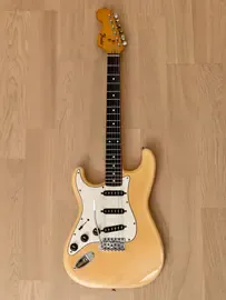 Электрогитара Fender Stratocaster '72 Vintage Reissue ST72-70R Left Handed SSS Olympic White w/gigbag Japan 1983