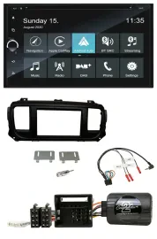Blaupunkt 2DIN Lenkrad TMC Bluetooth USB DAB Navigation für Toyota Proace Citroe