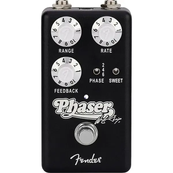 Педаль эффектов для электрогитары Fender Waylon Jennings Phaser Effects Pedal Black