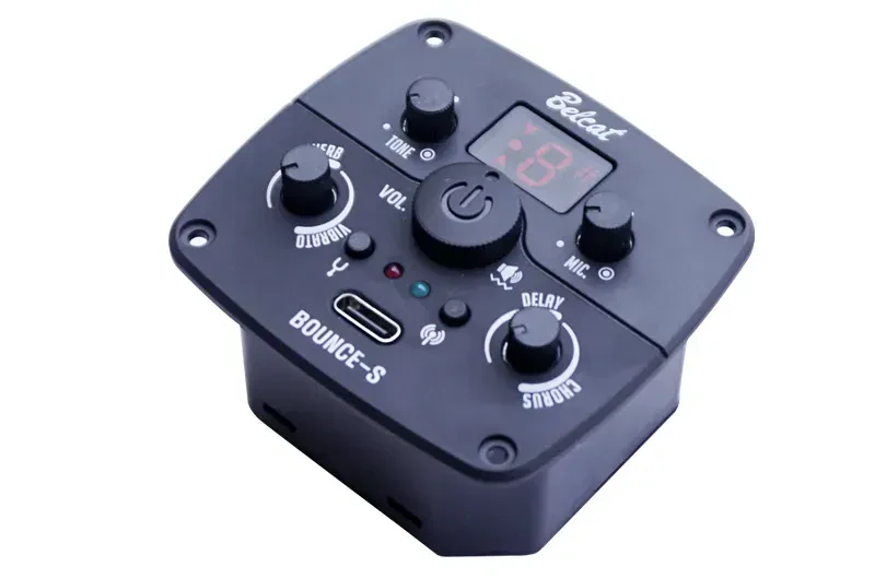 Трансакустический звукосниматель для акустической гитары Belcat Bounce-S Black