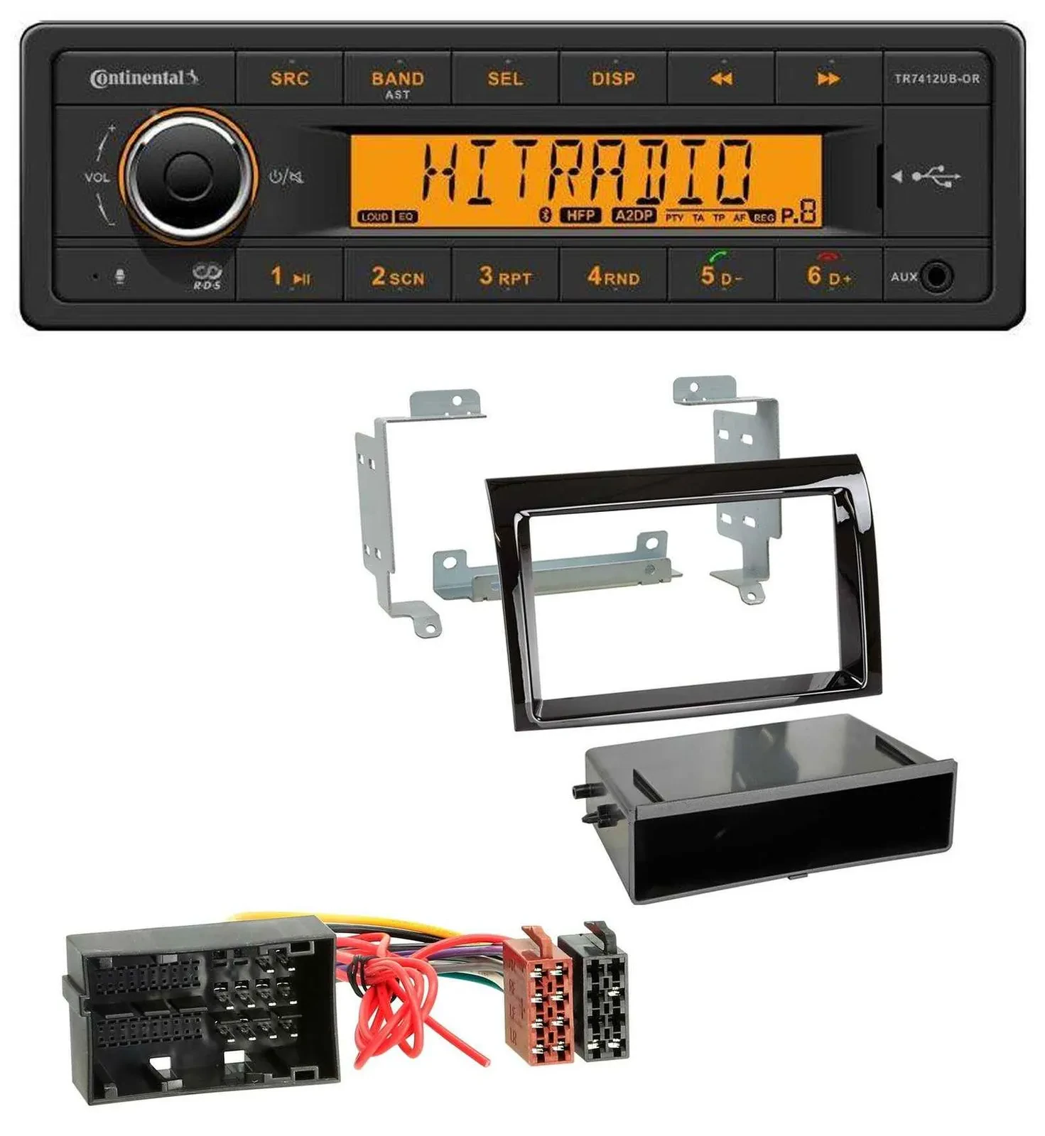 Continental MP3 Bluetooth AUX USB Autoradio für Citroen Jumper Fiat Ducato 14-21