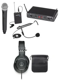 Микрофонная радиосистема Samson Concert 288 Beltpack/Lav/Headset + Audio-Technica ATH-M30X (набор)