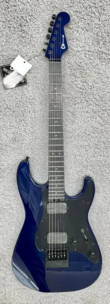 Charvel Pro-Mod Plus So-Cal Style 1 HH EVTN6 E, Ebony Fingerboard, Midnight Blue