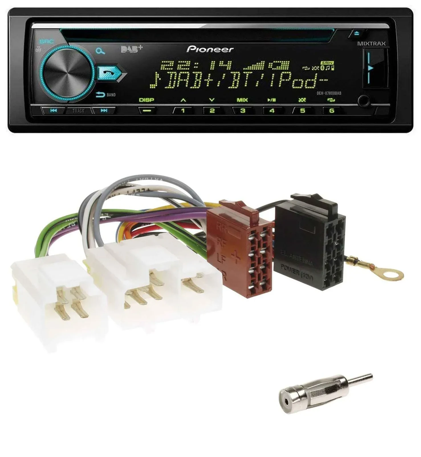 Pioneer DAB MP3 CD USB Bluetooth Autoradio für Nissan Almera N15 (1995-2000)