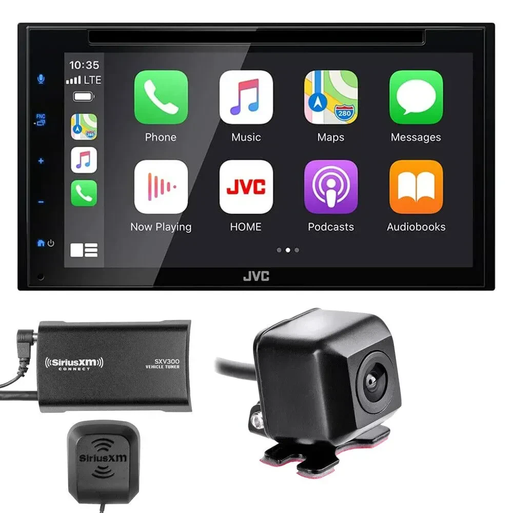 Автомагнитола JVC KWV660BT 6.8", 2 DIN, CD/DVD, Bluetooth (набор) с SiriusXM SXV300v1