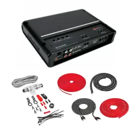 Memphis PRX600.1V 600W Class-D Mono Amp + Wiring Kit