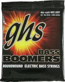 Струны для бас гитары GHS ML3045-B 45-100