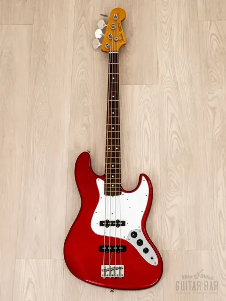 Бас-гитара Fender Jazz Bass 1962 Vintage Reissue JB62-75US JJ Candy Apple Red w/gigbag Japan 2002