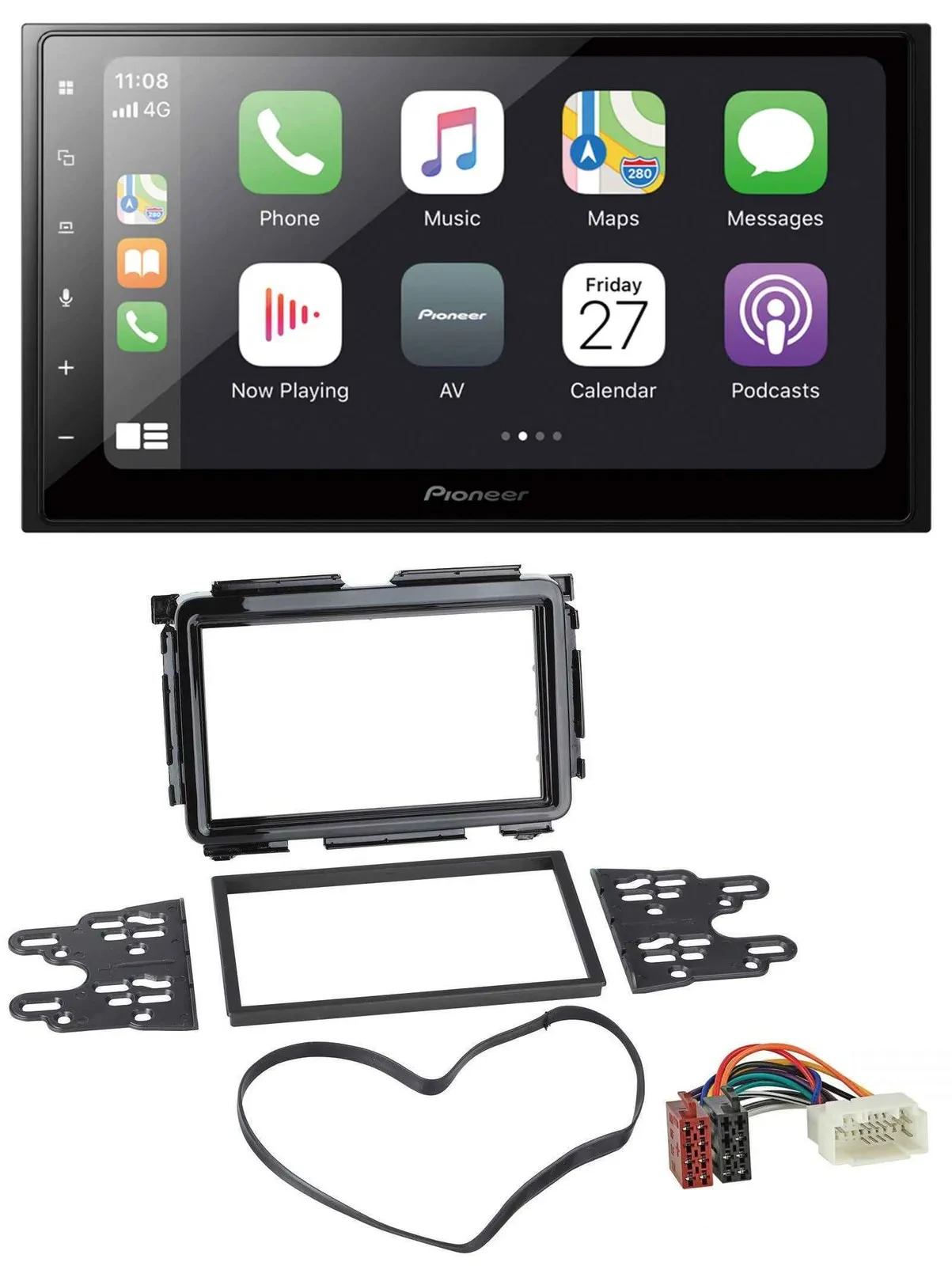 Pioneer MP3 Bluetooth DAB 2DIN USB Autoradio für Honda HR-V (RU, ab 2015)