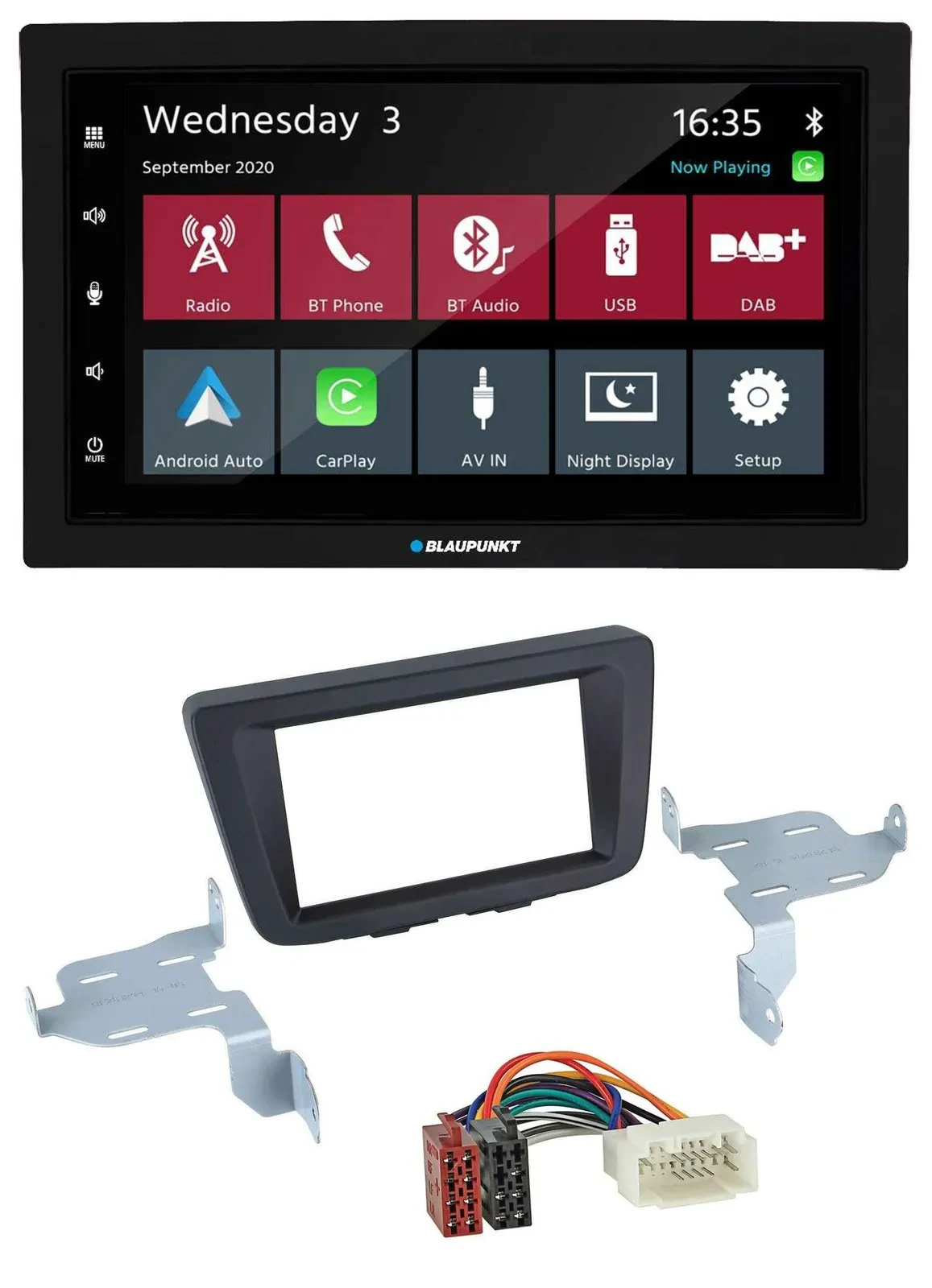 Blaupunkt 2DIN MP3 USB Bluetooth DAB Autoradio für Suzuki Baleno EW ab 2016