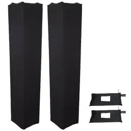 ProX XTC-SQ984TS-B 9.84FT Black Lycra Sleeves for F34 Truss Segments 2-Pack