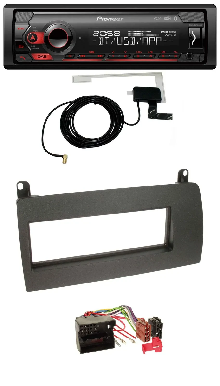 Pioneer DAB USB MP3 Bluetooth Autoradio für Rover 75 (2002-2005)