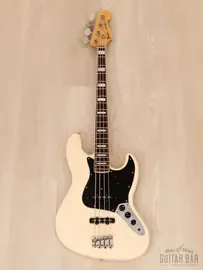 Бас-гитара Fender Jazz Bass 1975 Vintage Reissue JB75-100US JJ Olympic White w/gigbag Japan 2005