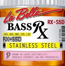 Струны для 5-струнной бас-гитары La Bella RX-S5D 45-130