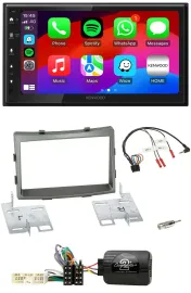 Kenwood Lenkrad USB DAB 2DIN Bluetooth Autoradio für SSangYong Rodius ab 2013