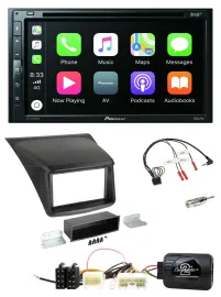 Pioneer DVD 2DIN Lenkrad DAB Bluetooth USB Autoradio für Mitsubishi L200 2010-20