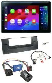 Pioneer Bluetooth DAB Lenkrad USB Autoradio für BMW 5er E39 1996-2004 Aktivsyste