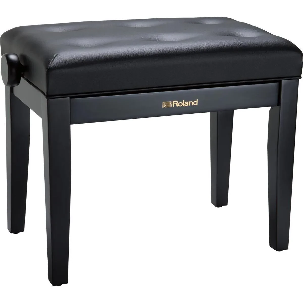 Roland RPB-300 Piano Bench with Cushioned Seat, Satin Black
