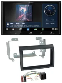 Kenwood Bluetooth 2DIN USB DAB MP3 Autoradio für Fiat Ducato 06-11 Citroen Jumpe