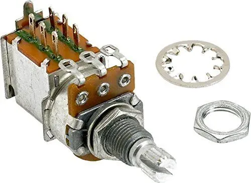 M908 потенциометр push pull b500k распайка Fender 250K Push/Pull Pot Split Shaft Guitar Potentiometer купить в SKIFMUSIC 57