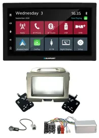 Blaupunkt DAB Bluetooth USB Lenkrad 2DIN Autoradio für Kia Sportage 3 2010-2015