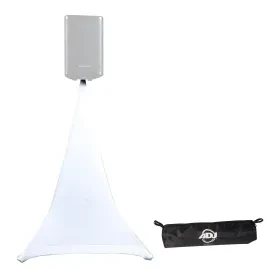 ADJ Event Stand Scrim 1W 5FT Single Sided White Speaker Stand Scrim