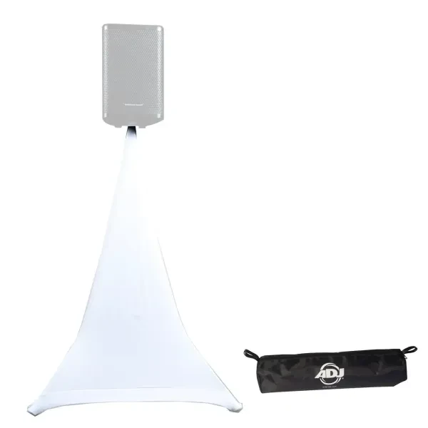ADJ Event Stand Scrim 1W 5FT Single Sided White Speaker Stand Scrim