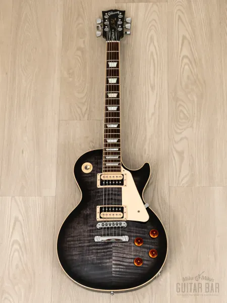 Электрогитара Gibson Les Paul Traditional Pro V HH Ebony Burst w/case USA 2022