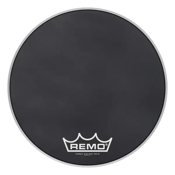 Пластик для барабана Remo 18" Powermax Black Suede Crimplock