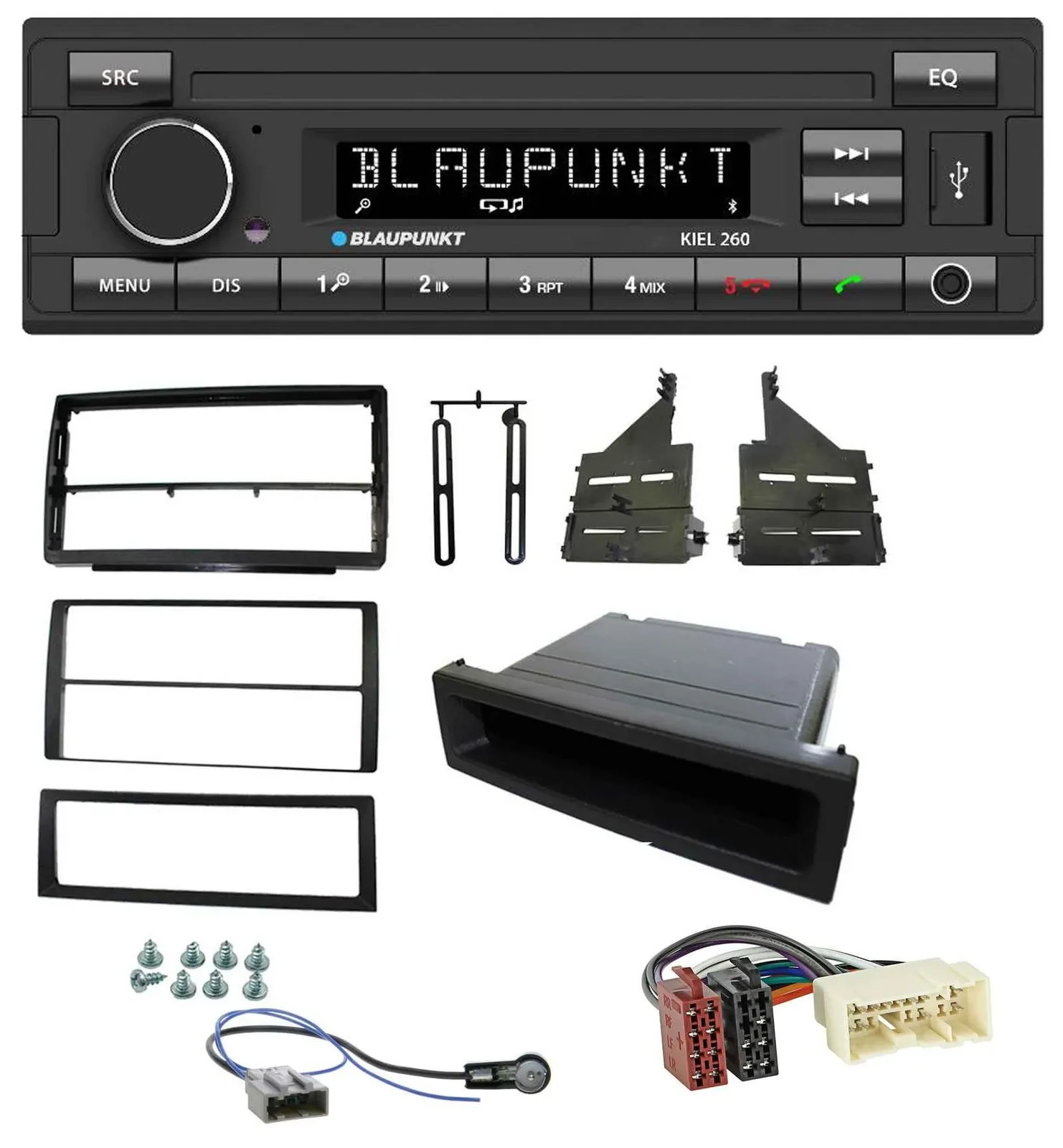 Автомагнитола для Nissan Altima (L31, 2005–2006) Blaupunkt USB, DAB, Bluetooth, MP3