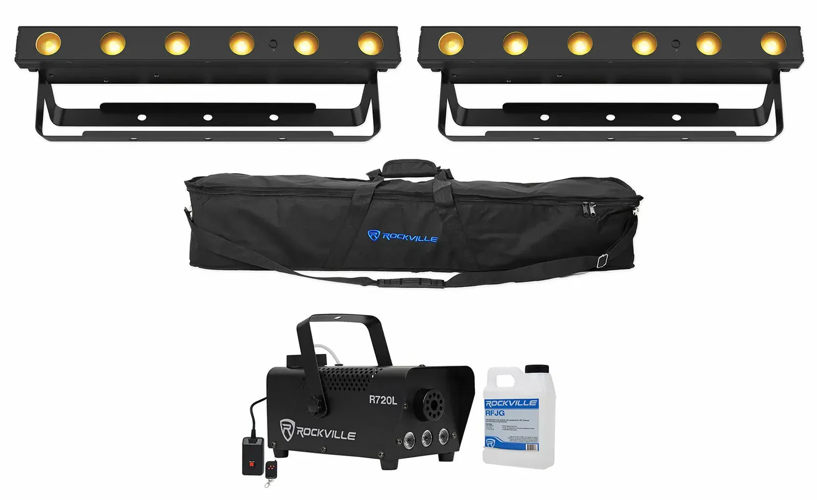 Комплект светового оборудования Chauvet DJ Ezlink Strip Q6 BT+RLB60+R720L
