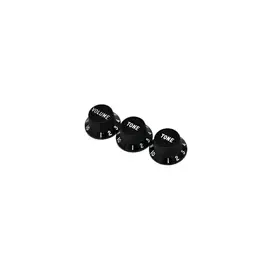 Ручка потенциометра для гитары FENDER Vol&Tone Knobs Set Black - Original Stratocaster Knob