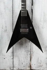 Jackson Pro Plus LTD Pure Metal King V KV1A Electric Guitar Black with Gig Bag