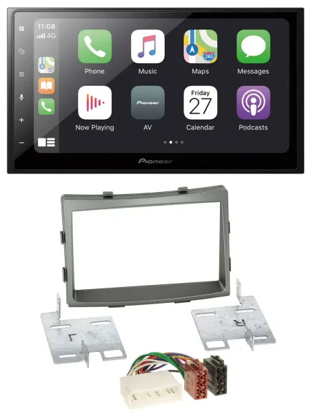 Pioneer MP3 Bluetooth DAB 2DIN USB Autoradio für SSangYong Rodius ab 2013