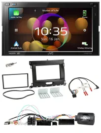 JVC DAB Lenkrad 2DIN Bluetooth USB Autoradio für Ford Ranger XL ab 02/2016