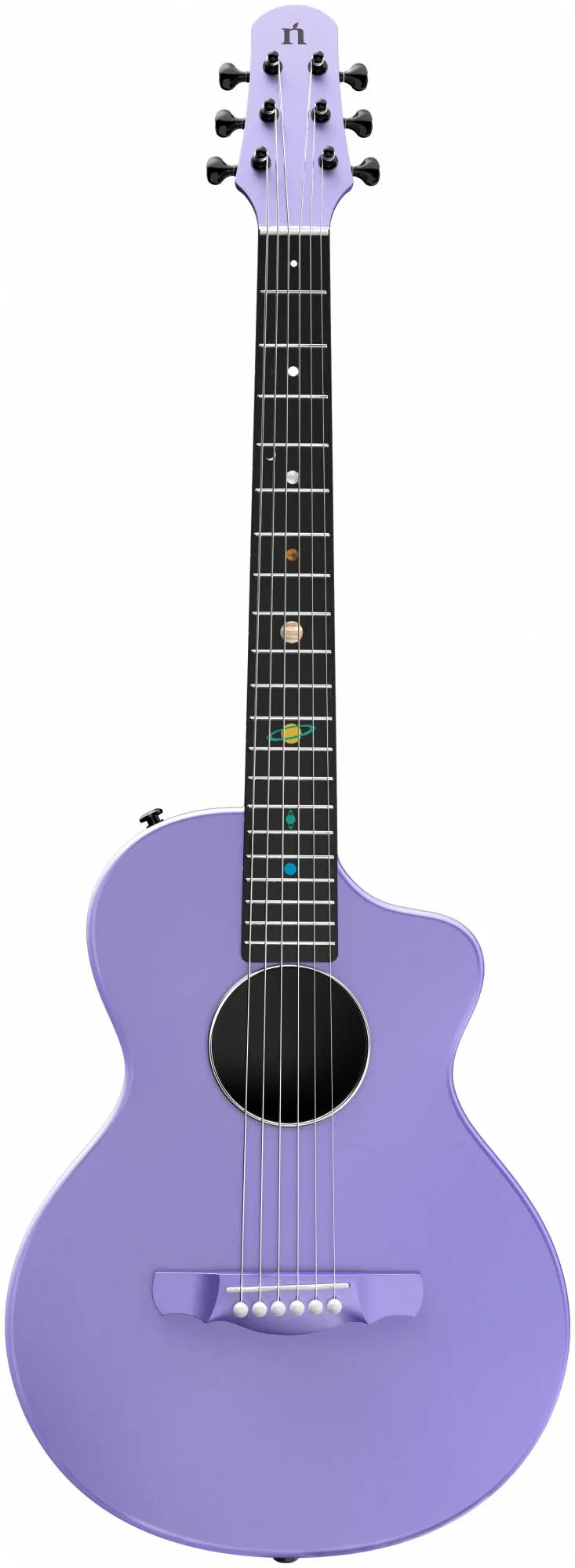 Акустическая гитара NEBULA Asteroid 6 струн, цвет лавандовый