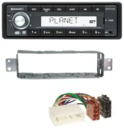 Автомагнитола Continental MP3 USB AUX DAB 1-DIN для Daewoo Lanos/Nubira/Leganza/Matiz