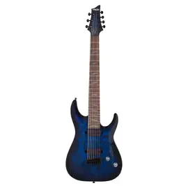 Электрогитара Schecter Omen Elite-7 See-Thru Blue Burst