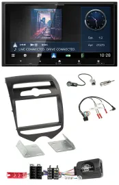 Kenwood Bluetooth 2DIN USB DAB Lenkrad Autoradio für Hyundai ix20 ab 2010 man. K