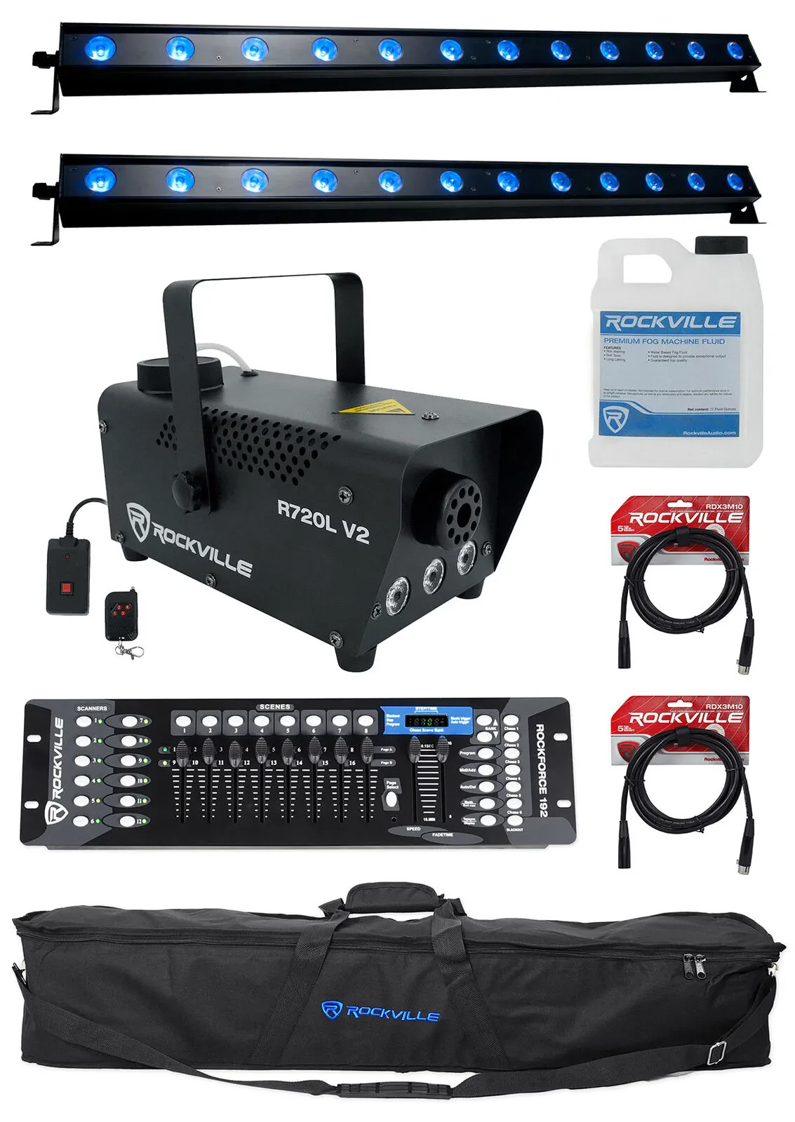 Комплект светового оборудования American DJ ULTRA HEX BAR 12+RDX3M10+R720L V2-2