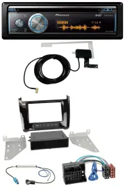 Pioneer Bluetooth DAB MP3 USB CD Autoradio für VW Polo (ab 14) - piano-schwarz