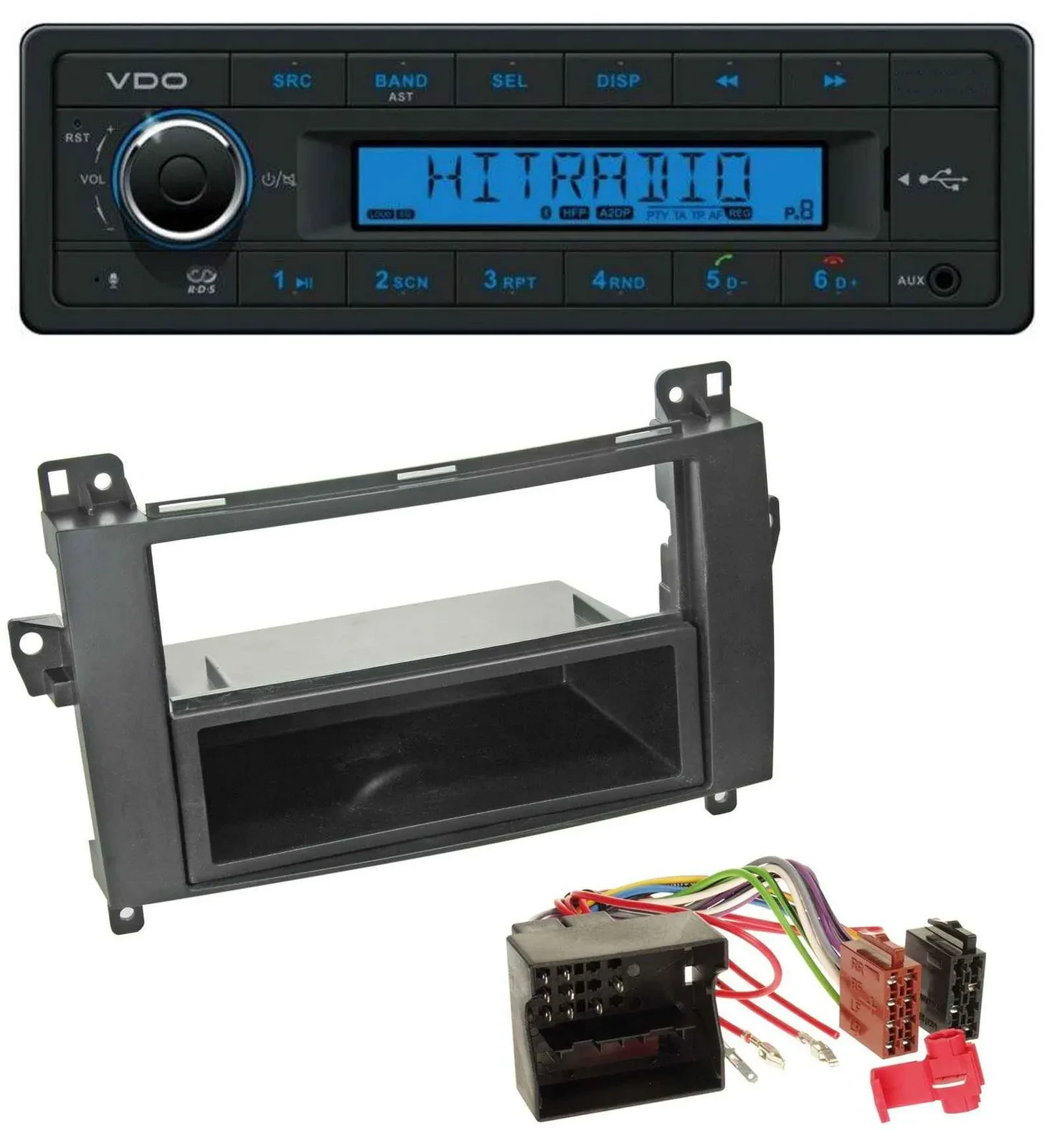 VDO AUX Bluetooth USB MP3 Autoradio für Mercedes Vito Viano W639 06-14
