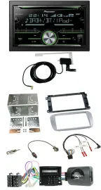 Pioneer CD USB Lenkrad Bluetooth 2DIN DAB Autoradio für Ford Mondeo S-Max Profi