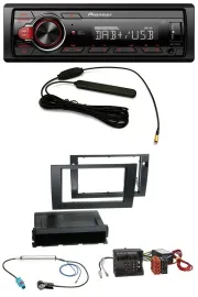 Pioneer MP3 DAB 1DIN AUX USB Autoradio für Audi A4 B7 04-08 Symphony Aktivsystem