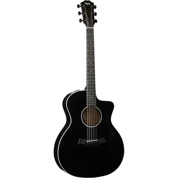 Электроакустическая гитара Taylor 214ce-BLK DLX Grand Auditorium Black