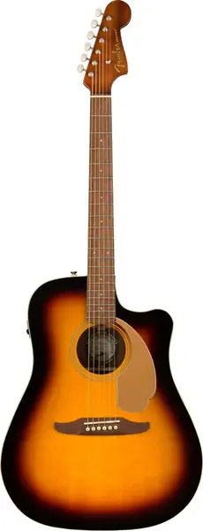 Электроакустическая гитара Fender California Redondo Player Sunburst