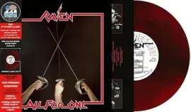 Виниловая пластинка Raven - All For One - Red & Black Smoke Vinyl [New Vinyl LP] Black, Colored Viny